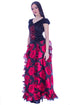 Bluza catifea cu broderie I-4